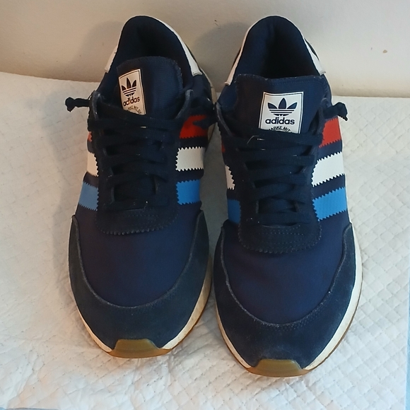 Adidas I-5923 Collegiate Navy Athletic Running Shoes Men's Size 9 Vintage - Picture 2 of 11